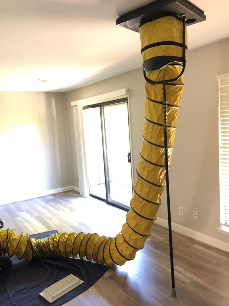 HEPA vacuum equipment used for air duct cleaning