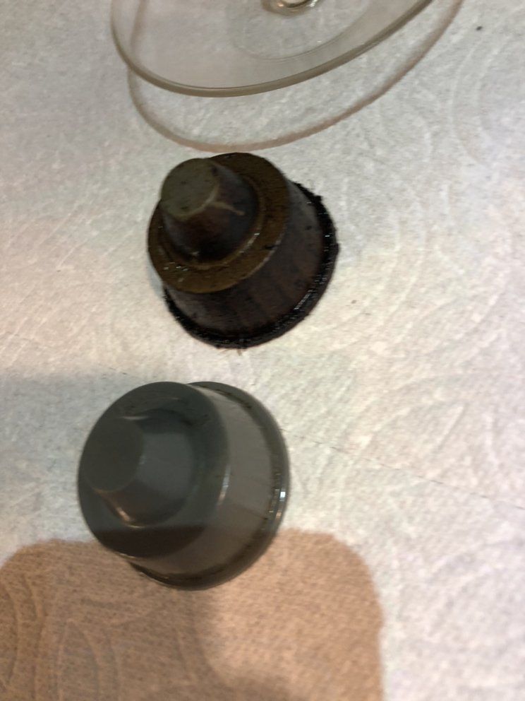 Kitchen fan parts removed for cleaning