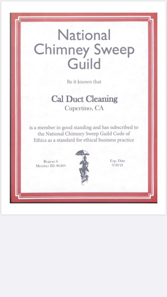 National Chimney Sweep Guild Certification