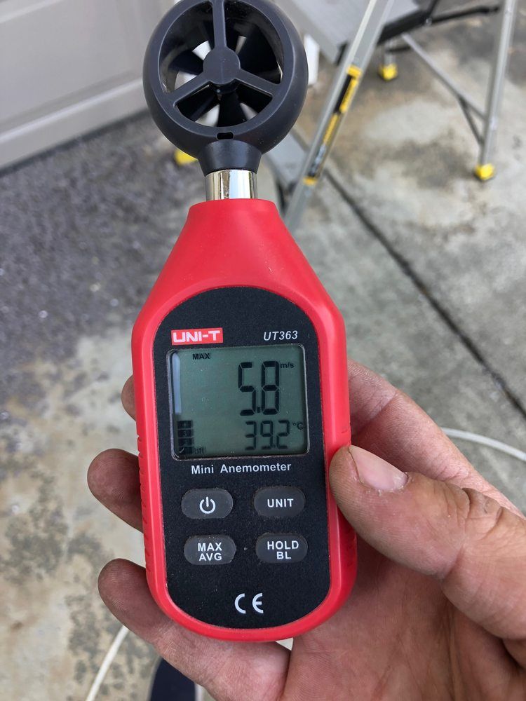 Commercial dryer vent service at apartment complex