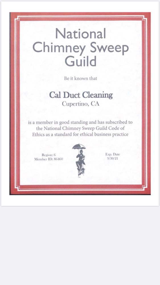 National Chimney Sweep Guild member badge